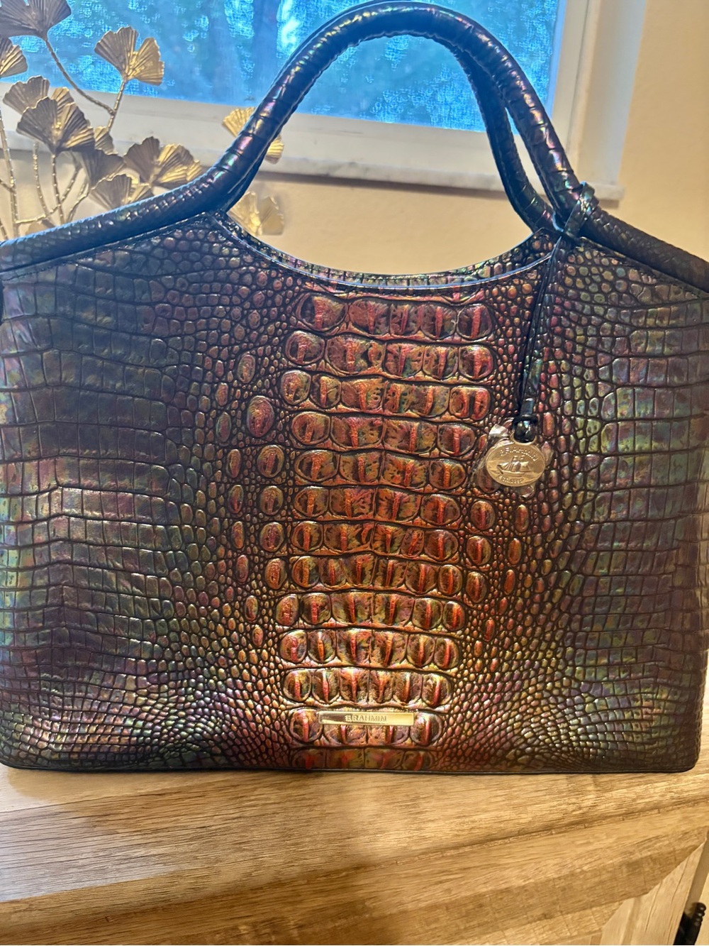 Brahmin Elaine Black Pearl NWT - Picture 6 of 11